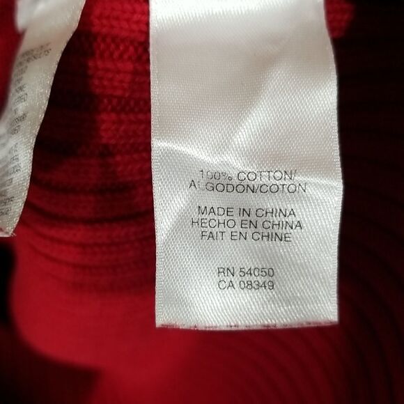 Jones New York Cardigan Women's P Large Red  Knit Long Sleeve Full Zip Office - Picture 4 of 9